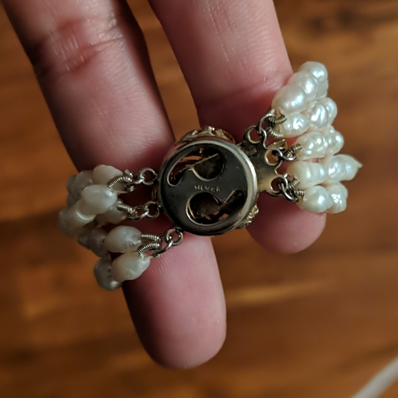 5-Strand Rice Pearl Necklace - Picture 4 of 4